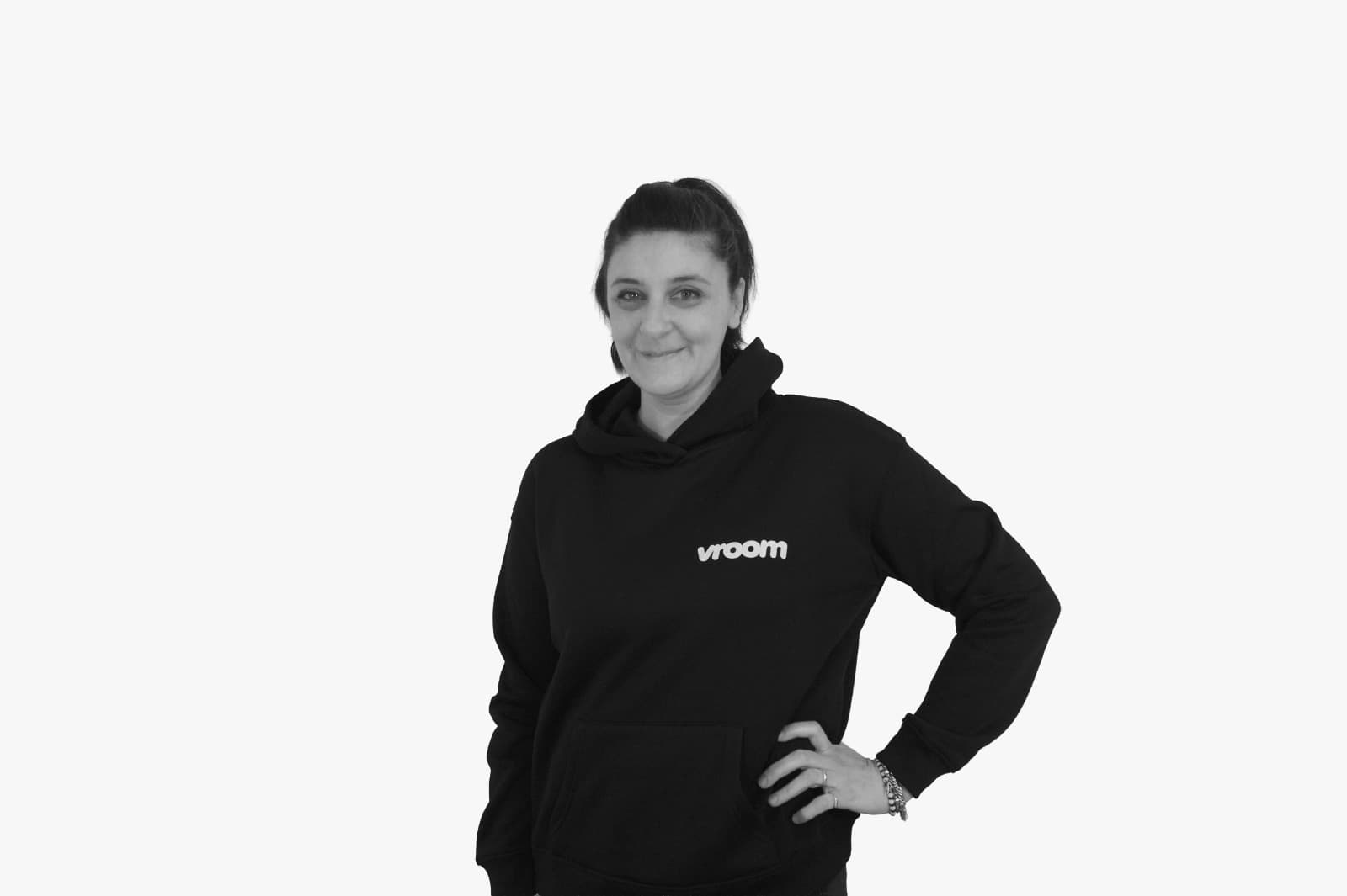 Francesca B. black and white