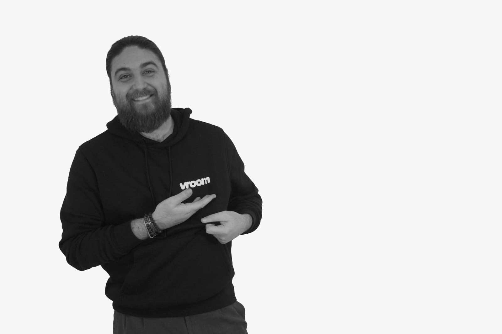 Gabriele B. black and white